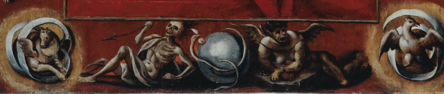 Cornice con i simboli della passione - dettaglio 3